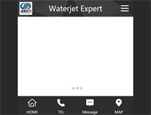 Tablet Screenshot of hdwaterjet.com